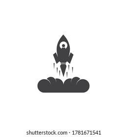 Rocket Logo template  icon vector  illustration