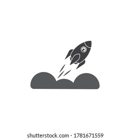 Rocket Logo template  icon vector  illustration