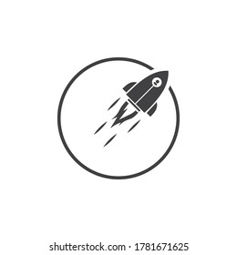 Rocket Logo template  icon vector  illustration