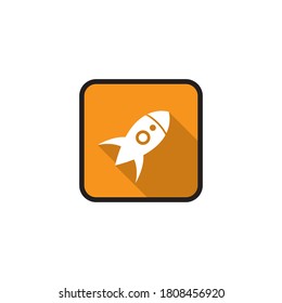 Rocket logo template vector icon design