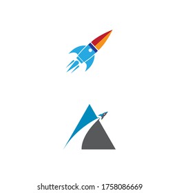 Rocket Logo Template vector symbol nature design