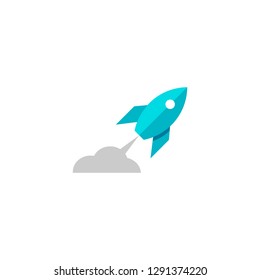 rocket logo vector