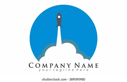 Rocket Logo Vector