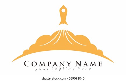 Rocket Logo Vector