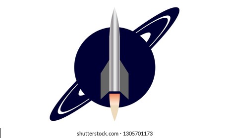 Rocket logo vector design. Rocket icon. Space icon, space logo