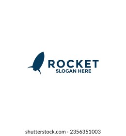 rocket logo vector design icon template