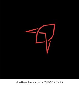 rocket logo vector design image