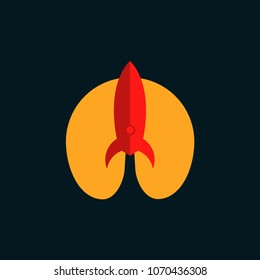 Rocket Logo Vector Template Design Illustration