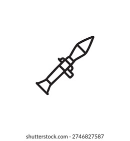 Rocket missile projectile weapon icon