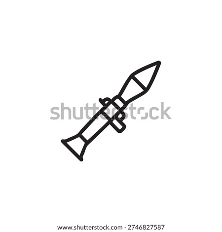 Rocket missile projectile weapon icon