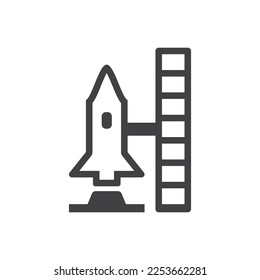 Rocket Mission Icon Sign Symbol 