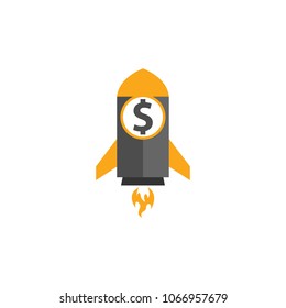 Rocket Money Logo Icon Design