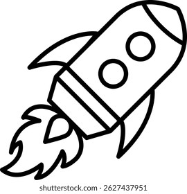 Rocket Nuevo Vector de diseño de iconos creativos