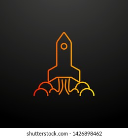 rocket nolan icon. Elements of startup set. Simple icon for websites, web design, mobile app, info graphics