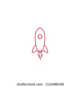 Rocket Paper Art Vector and illustration flying rocket.Space travel to the moon.Space rocket launch.Project start up rocket Solar System and text space