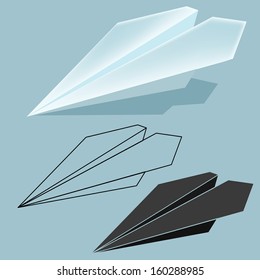 rocket paper vector 
