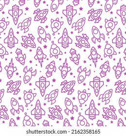 Rocket Pattern Background For Your Business