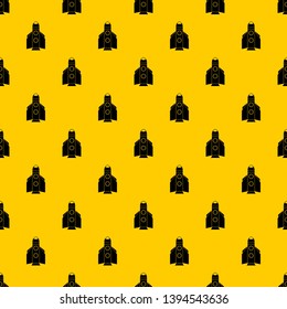 Rocket pattern seamless vector repeat geometric yellow for any design