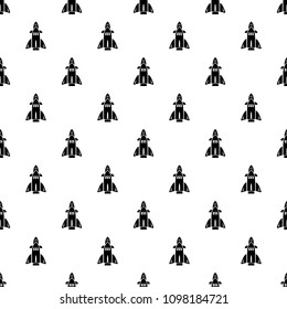 Rocket pattern vector seamless repeating for any web design