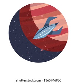 rocket planet space