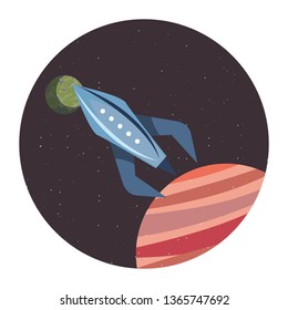 rocket planet space