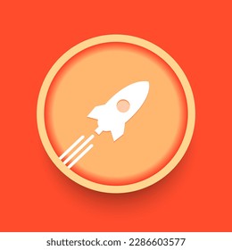 Rocket Pool RPL crypto currency logo and icon vector illustration