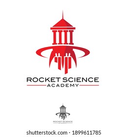 Rocket Science Academy symbol concept