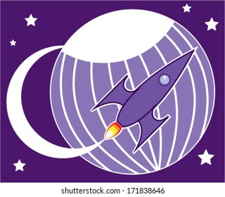 Rocket science vector