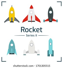 Rocket Series II for education about space and galaxy