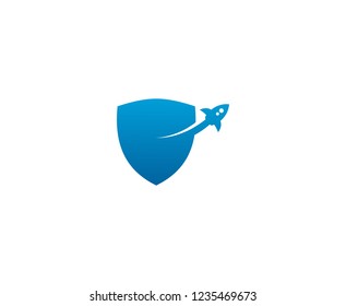 Rocket shield logo 