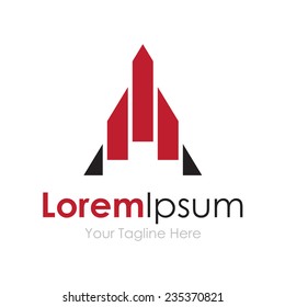 Rocket ship exploring new limits concept elements icon logo