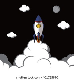 rocket ship launch