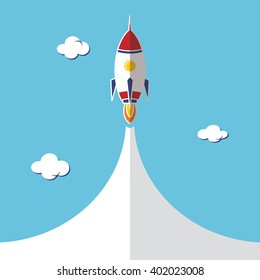 rocket ship launch
