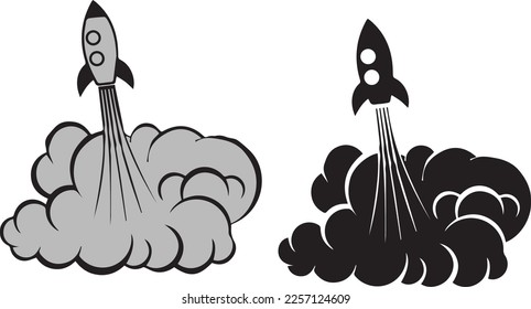 Rocket Ship Launch , Spaceship Launch , Rocket Ship , Rocket Ship ,  Ship Clipart, Files, Eps