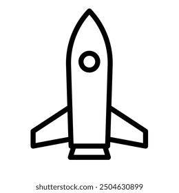 Rocket Ship for Space Icon