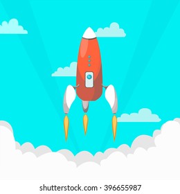rocket ship start up