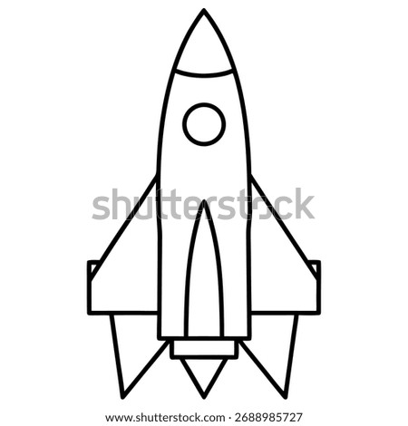 Rocket ship taking off a symbol of space exploration, innovation, and the pursuit of new frontiers