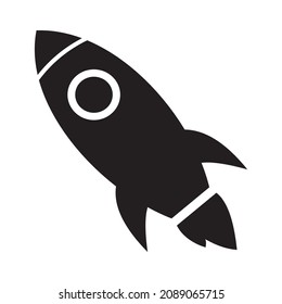 Rocket Ship vector, flat design best vector icon