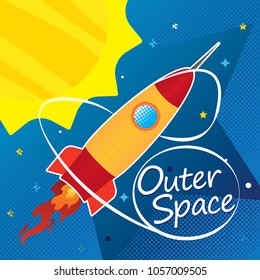 Rocket in Space banner