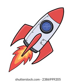 rocket in the space drawing png clipart