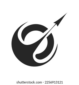 Rocket, Space, Galaxy, Astrology Logo Symbol, Vector Design