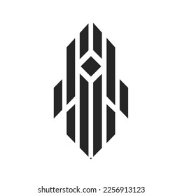 Rocket, Space, Galaxy, Astrology Logo Symbol, Vector Design