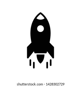 Rocket, Space, Launch, Fly, Start up and turbo Vector Icon or Logo Design Template