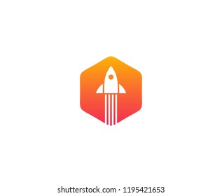 Rocket space logo 
