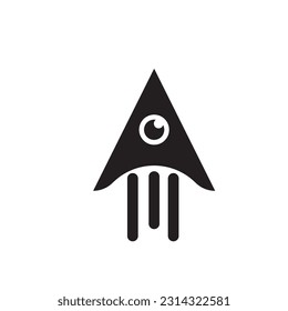 rocket or space plane photography logo design.