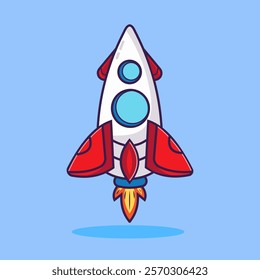 Rocket space ship launch vector astronomy