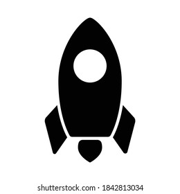 rocket, space ship, vehicle, transport icon vector illustration
