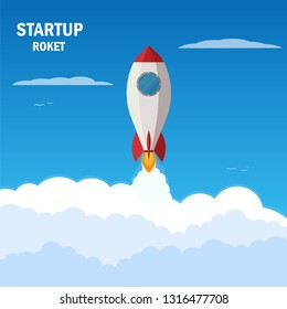 rocket space vector launch start up