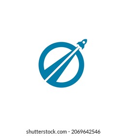 Rocket Space Vector Logo Template
