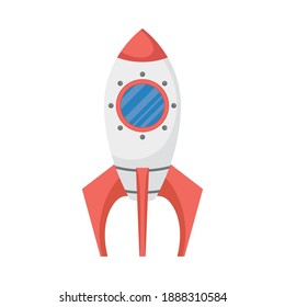 diseño de vectores de iconos de estilo aislado de vehículos espaciales